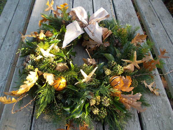 Wreath Making Workshop & Mulled Wine December 3rd @ 6pm