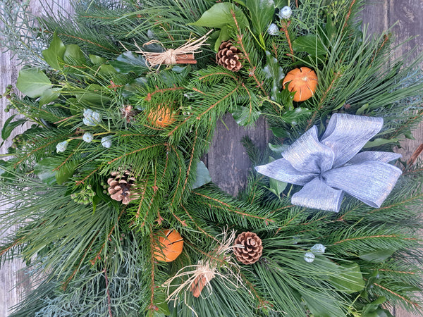 Wreath Making Workshop & Mulled Wine December 3rd @ 6pm