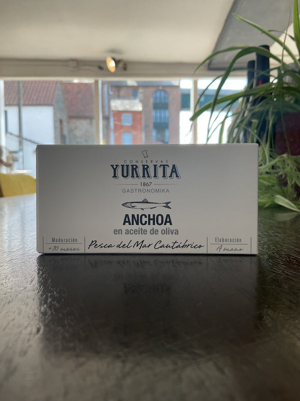 Anchovy in olive oil, Conservas Yurrita
