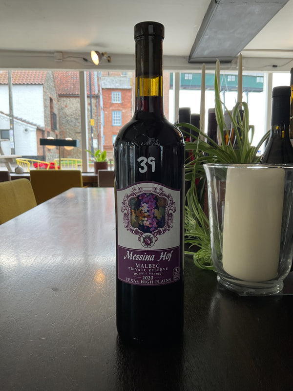 2020 Malbec, Messina Hof- Texas
