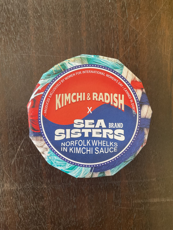 Norfolk whelks in kimchi sauce, Sea Sisters