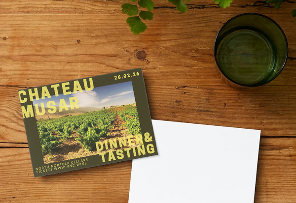 Chateau Musar Dinner & Tasting 26th Feb @ 6pm