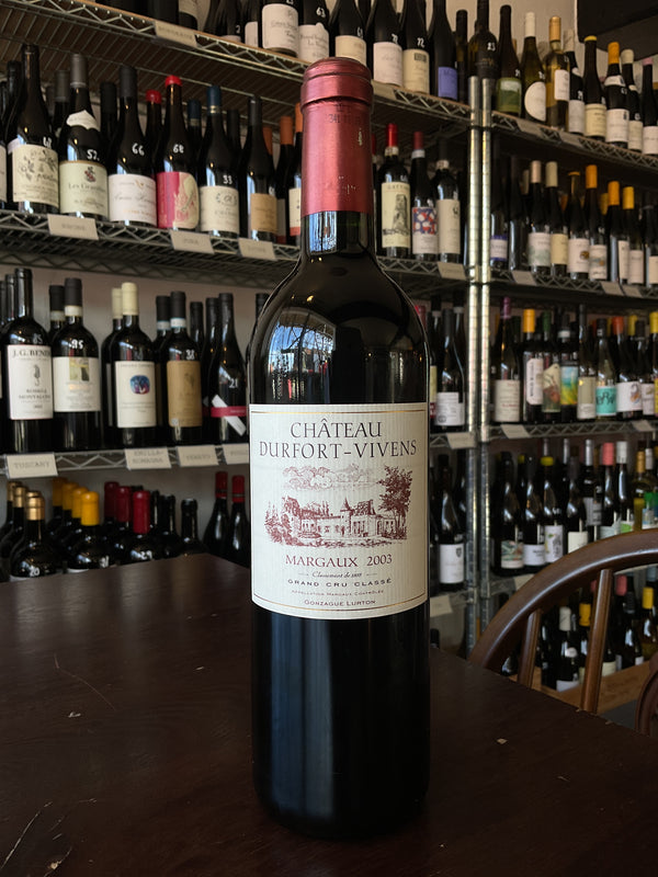 2003 Margaux, Chateau Durfort-Vivens