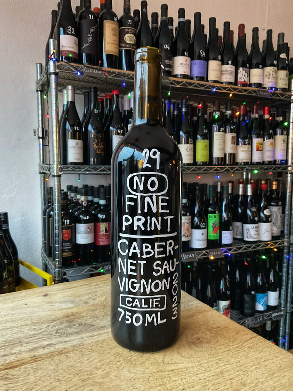 2022 Cabernet Sauvignon, No Fine Print - California