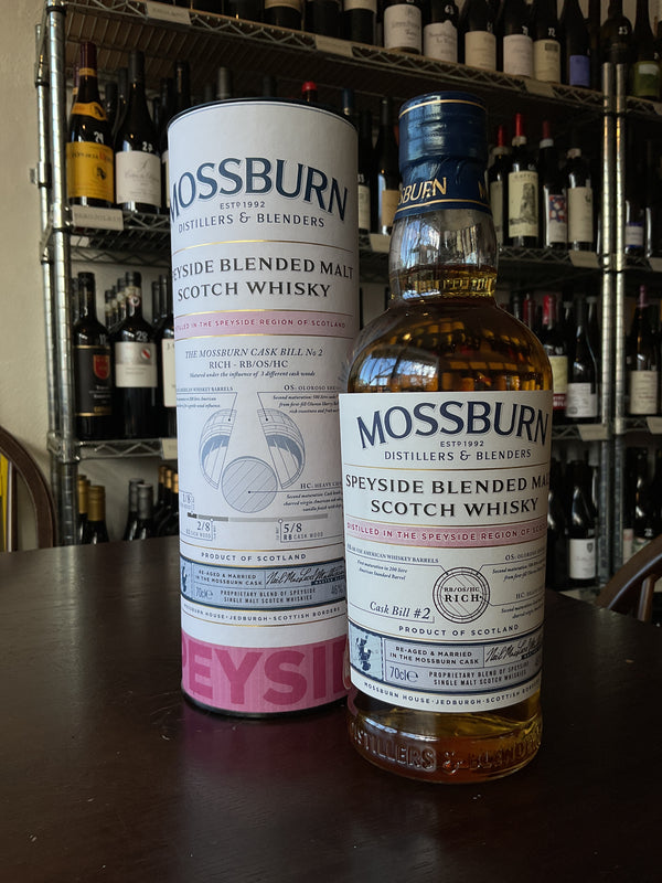 Mossburn Speyside Whisky, Blended Malt
