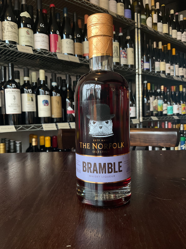The Norfolk Selection Bramble Whisky Liqueur.